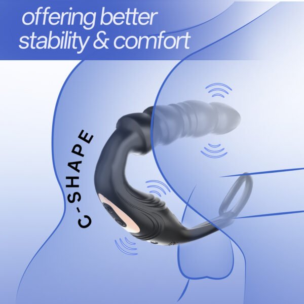 Sperm-Locking Prostate Vibrator