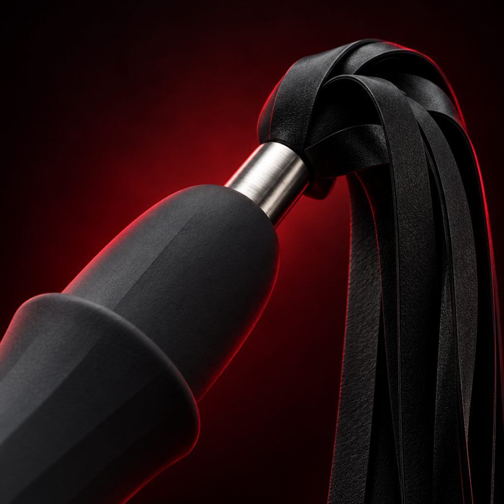 Close-up of the Electric Flogger silver-tone connector