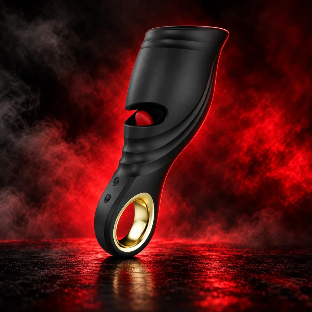 Tongue-Action Vibrating Male Trainer