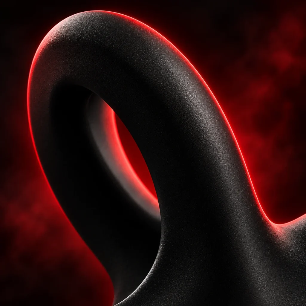 Vibrating Cock Ring with Scrotum Support — Detail 2