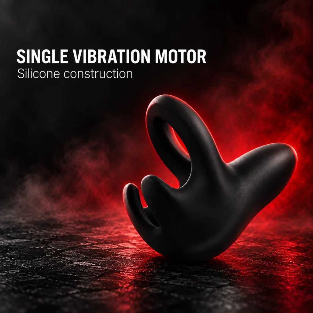 Vibrating Cock Ring with Scrotum Support — Detail 4