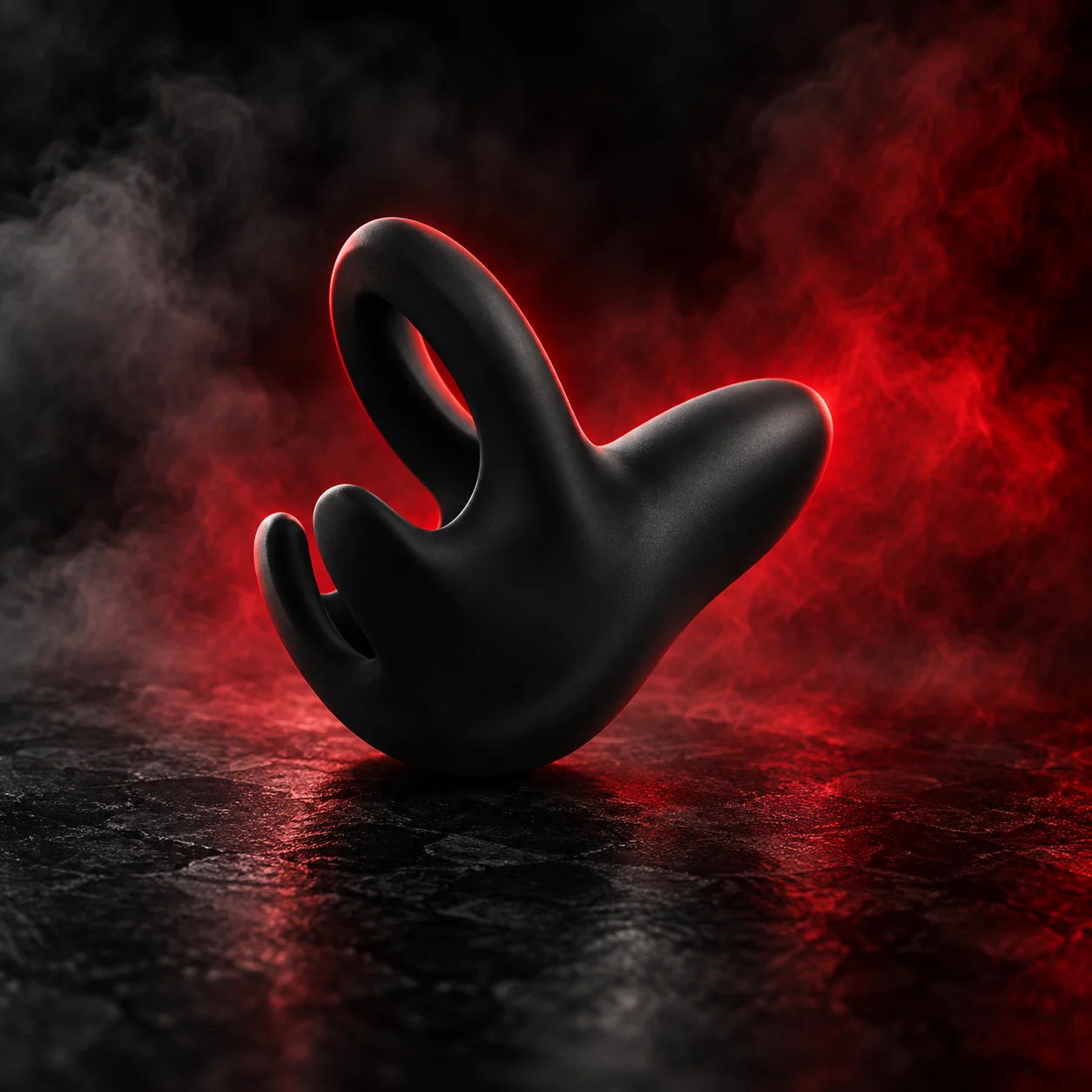 Vibrating Cock Ring with Scrotum Support